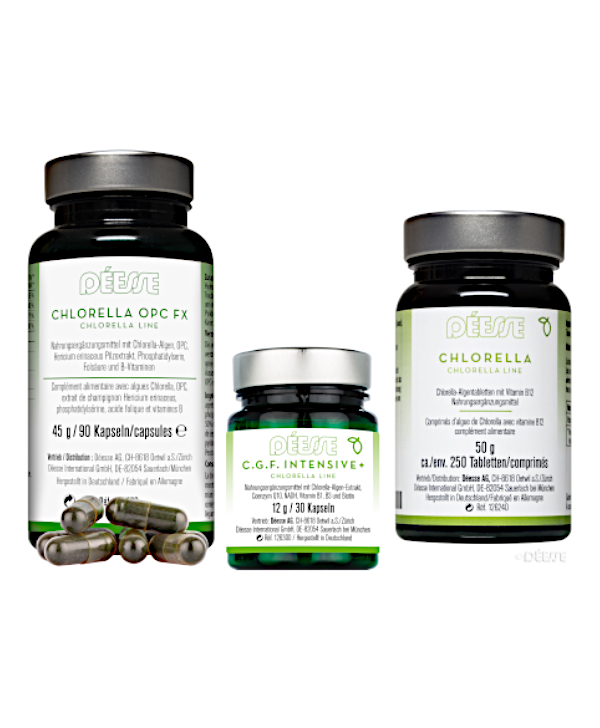 Déesse Chlorella Nahrungsergänzung